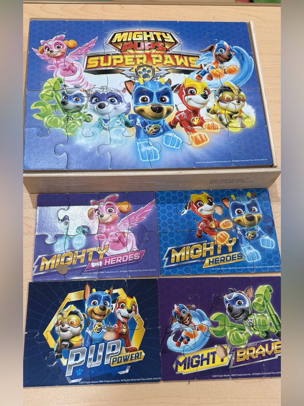 Paw Patrol Mighty Pups Super Paws Puzzle Set